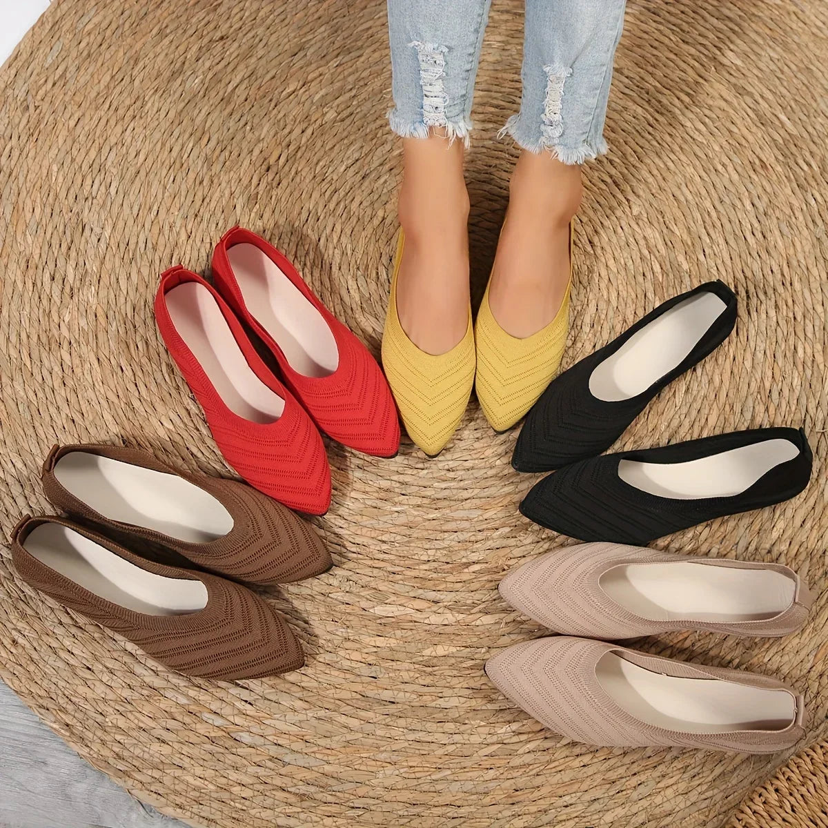 Damskie Baleriny Ortopedyczne - Lekkie i Eleganckie Buty na Co Dzień 1