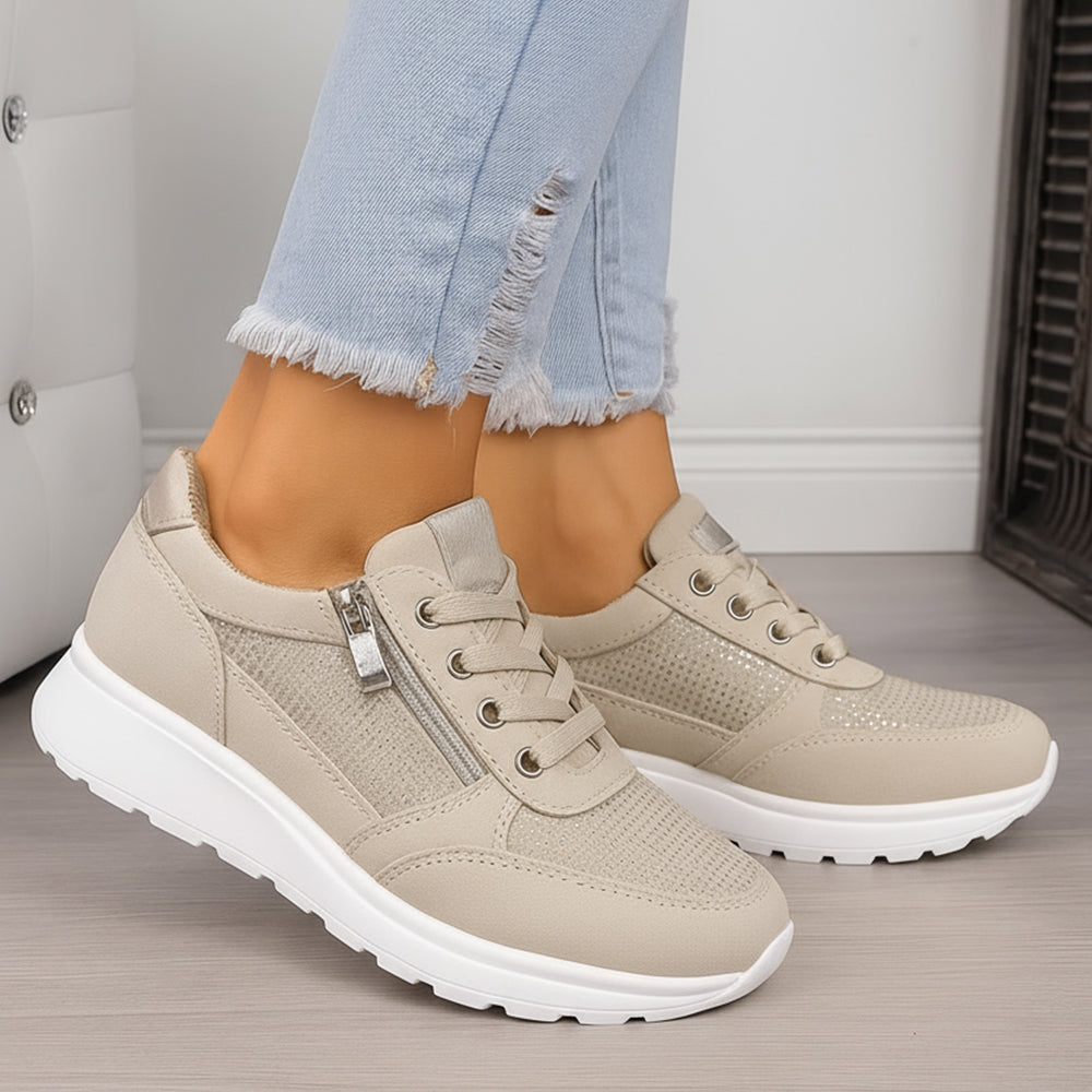 Damskie Sneakersy Ortopedyczne - Wygodne Buty na Codzienną Stylizację 1