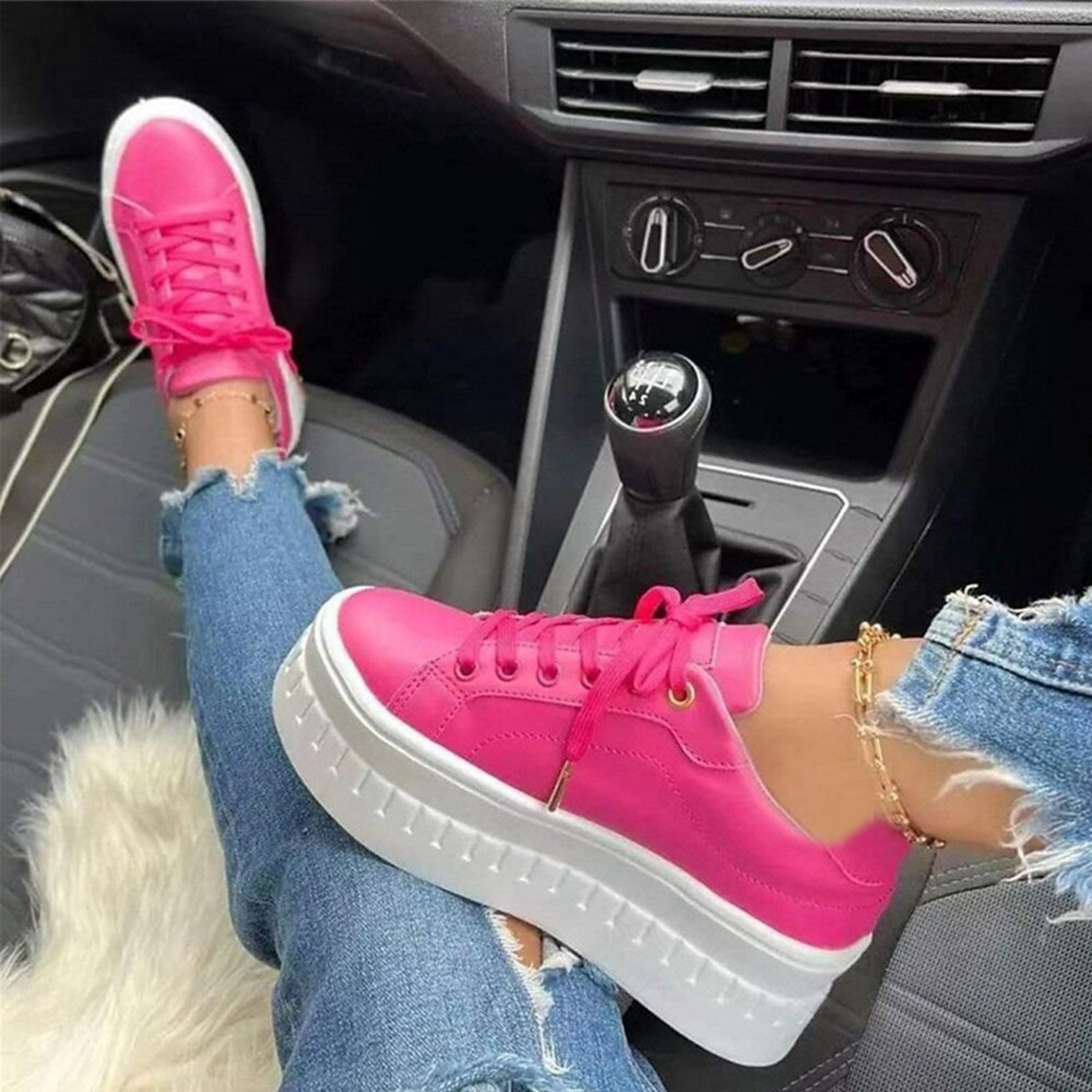 Emma | Nowoczesne Damskie Sneakersy na Platformie 2