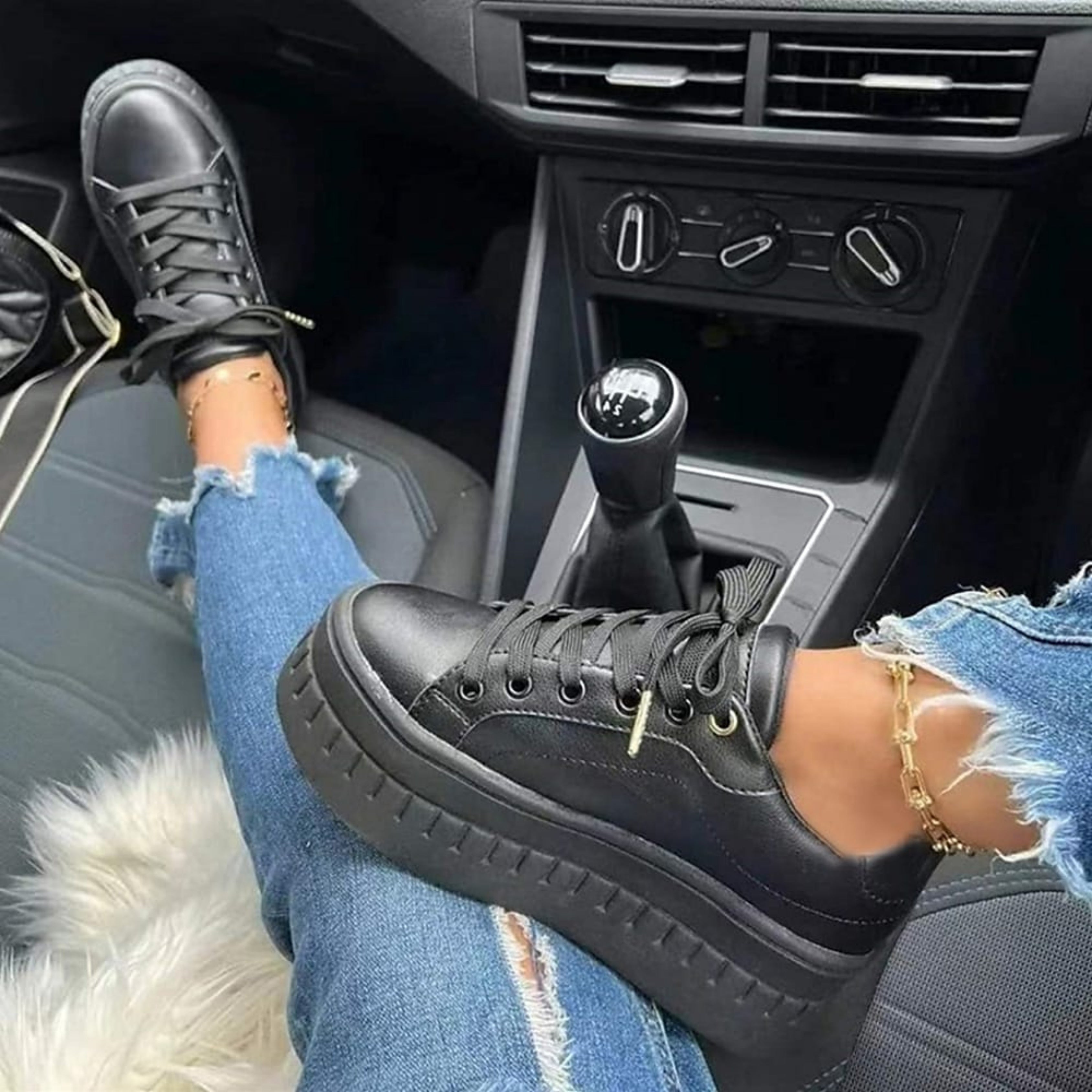 Emma | Nowoczesne Damskie Sneakersy na Platformie 4