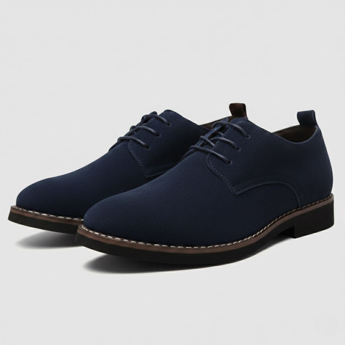 Liam | Eleganckie Zamszowe Buty Wizytowe Męskie 4