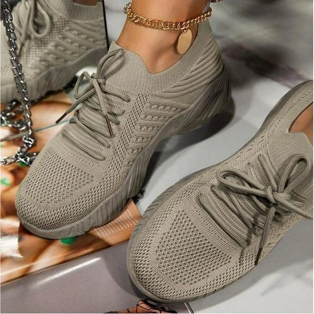 Mia | Lekkie Oddychające Sneakersy Damskie na Grubej Podeszwie 0