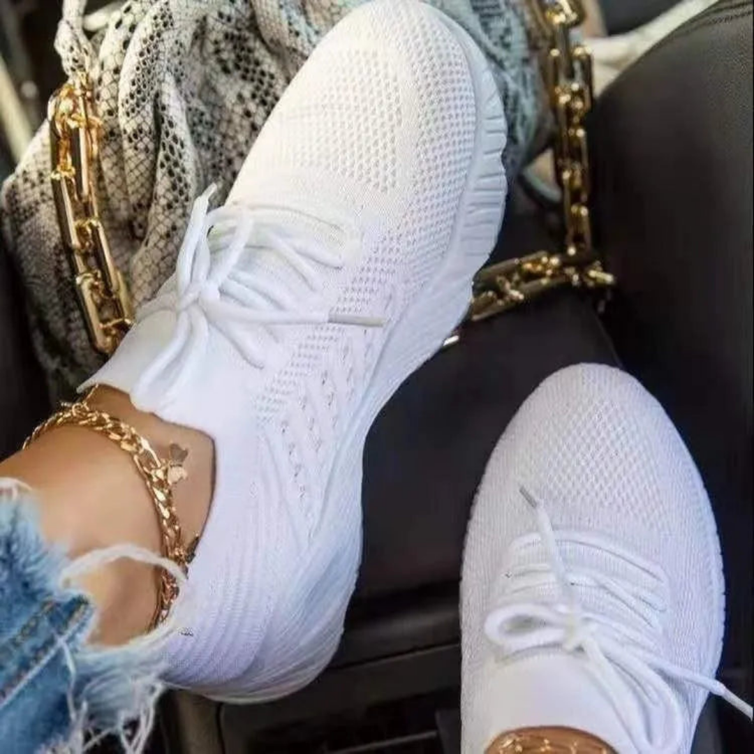 Mia | Lekkie Oddychające Sneakersy Damskie na Grubej Podeszwie 2
