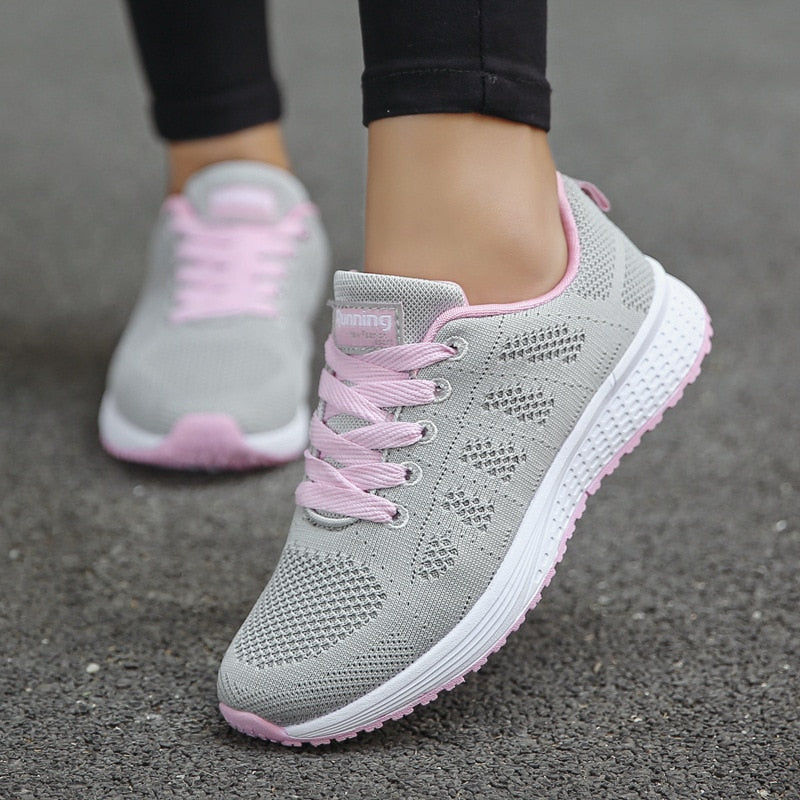 Damskie Białe Sneakersy - Lekkie Ortopedyczne Buty na Co Dzień z Komfortowym Wsparciem 2