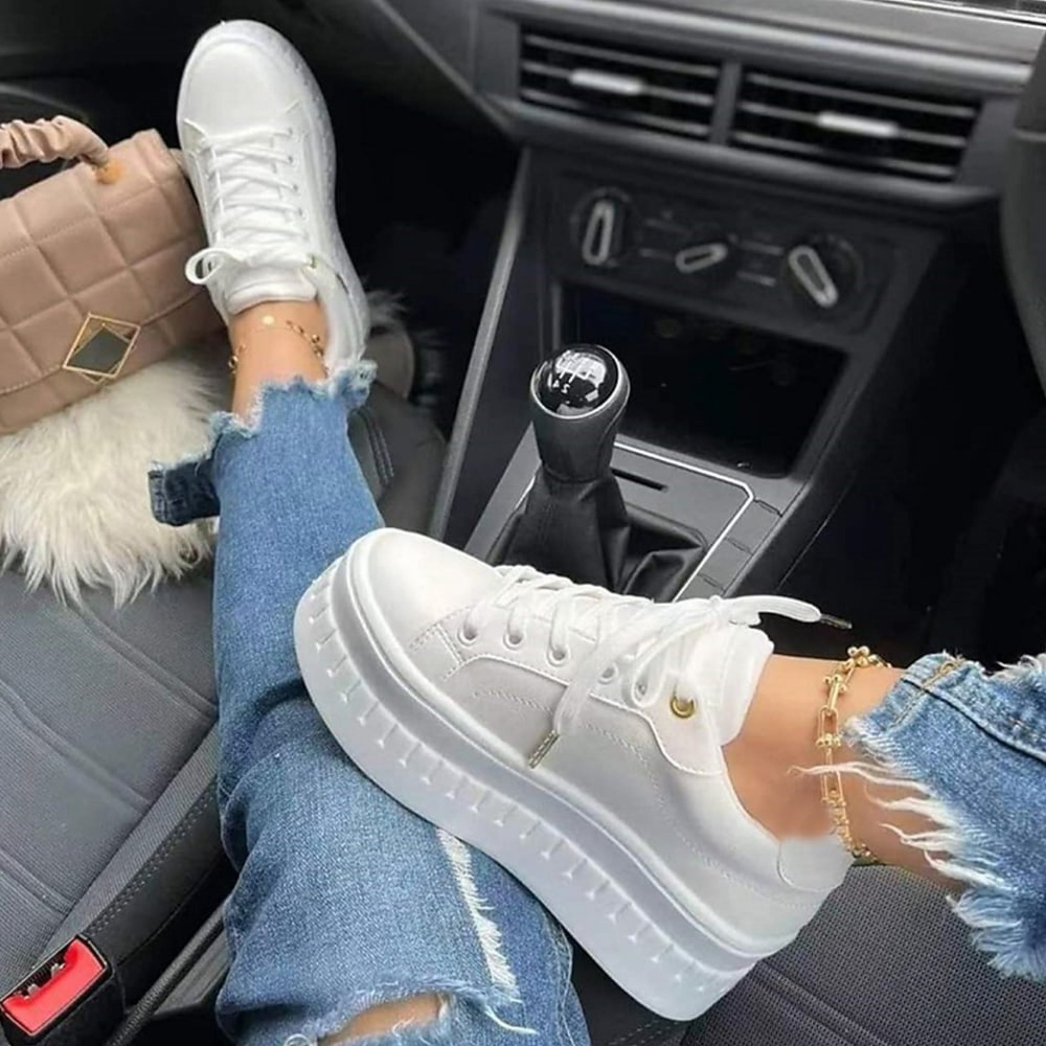 Emma | Nowoczesne Damskie Sneakersy na Platformie 1