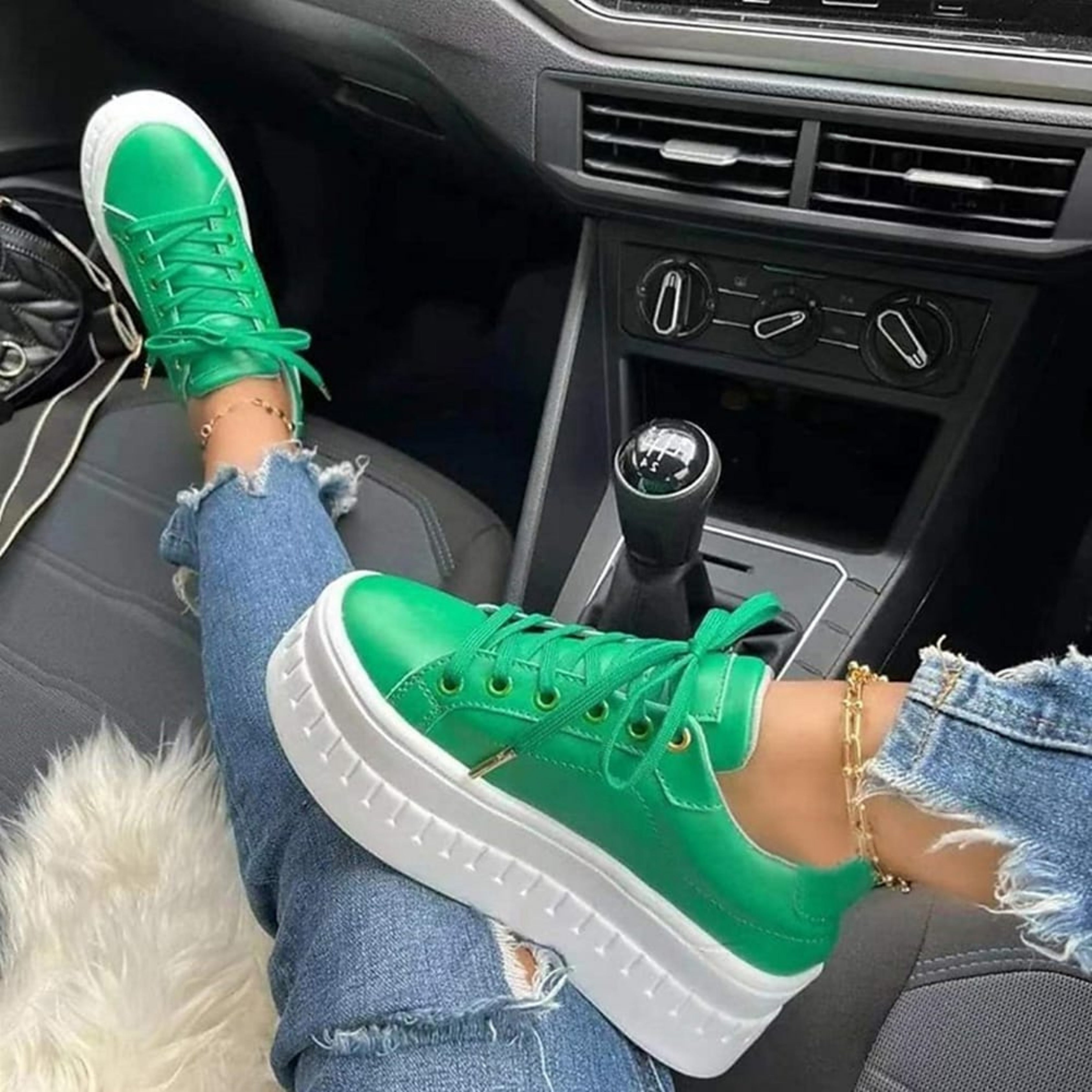 Emma | Nowoczesne Damskie Sneakersy na Platformie 3