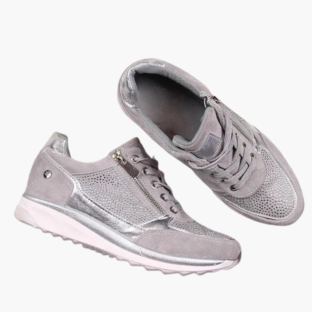 Emma | Nowoczesne Damskie Sneakersy z Zamkiem i Sznurowadłami 3