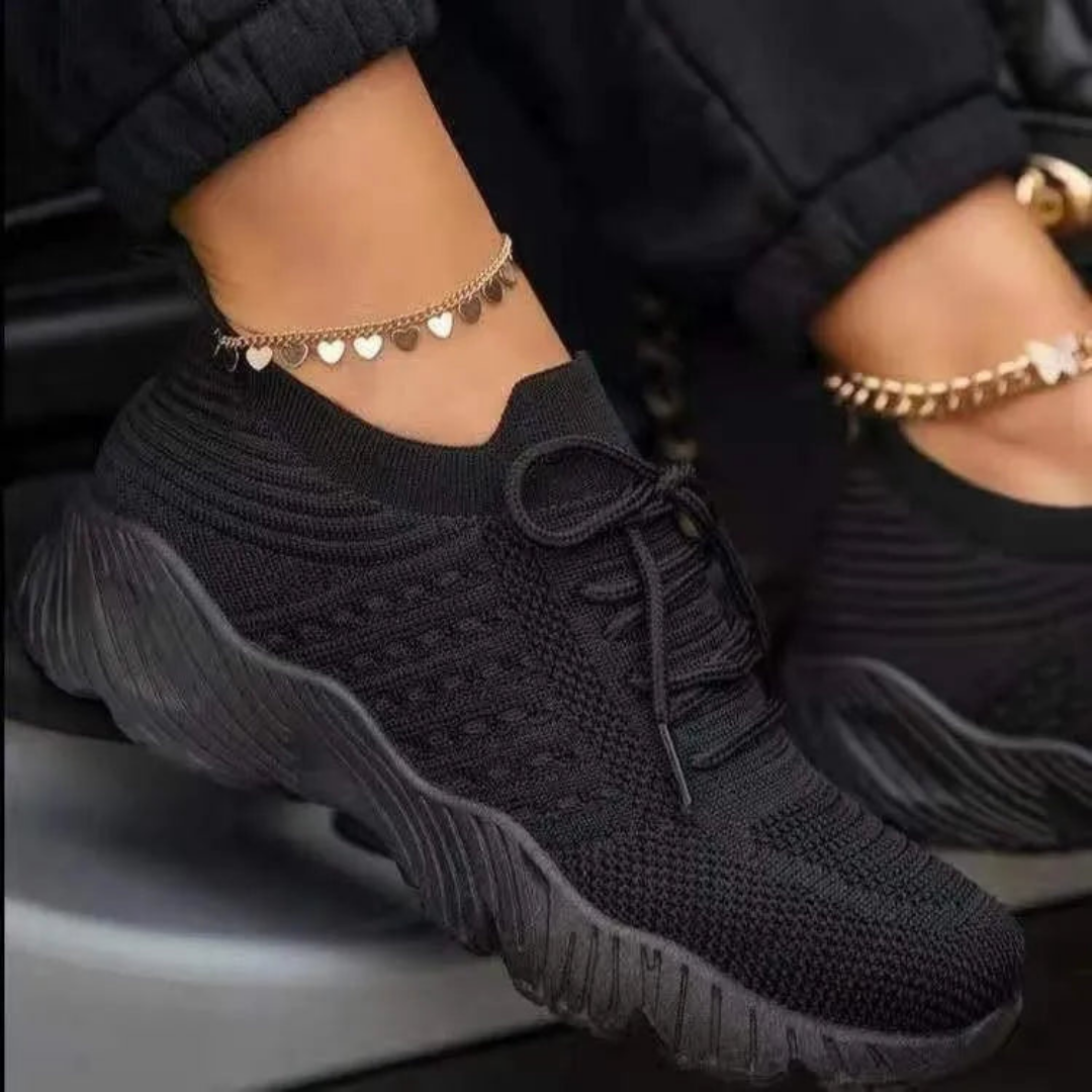 Mia | Lekkie Oddychające Sneakersy Damskie na Grubej Podeszwie 3