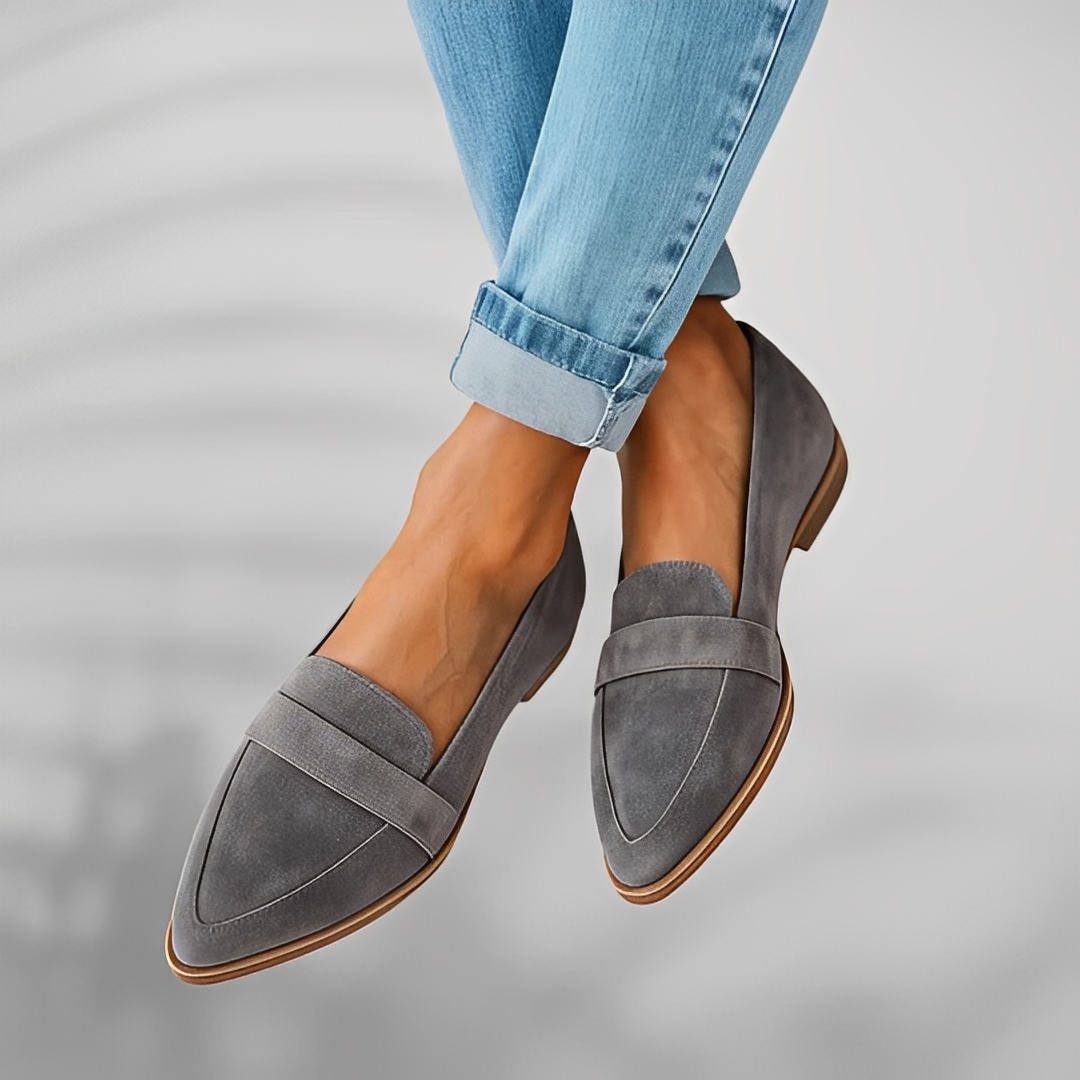 Olivia | Eleganckie Skórzane Buty Damskie Codzienne 0